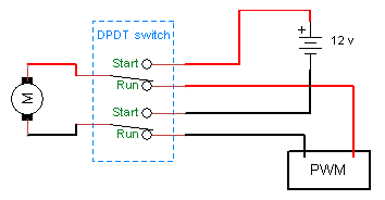 Electric start circuit diagram